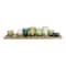 Hello Honey® Glass Votive Candle Holders & Wood Tray Set